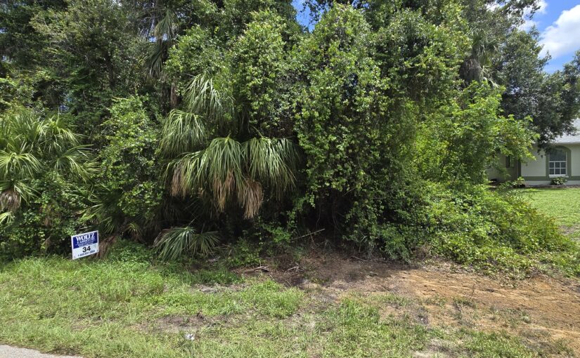 Auction Tract 34 – Lot 30A Cover Lane, North Port, FL 33981