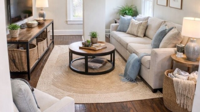 TV Room - Virtual Staging