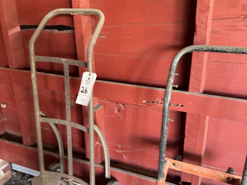 Lot 26: (2) Hand trucks - moving dollies
